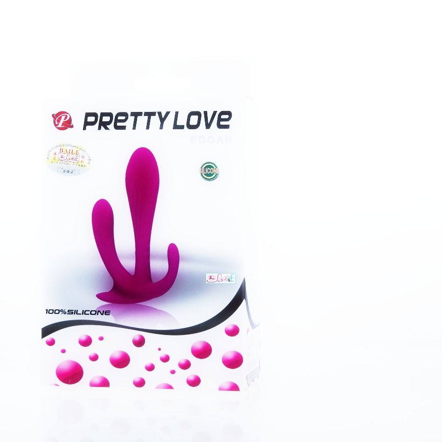 Stimulateur triple vagin-anal-clitoris en silicone soyeux — Pretty Love Flirtation