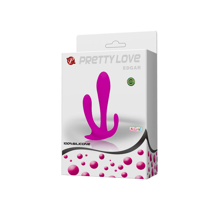 Stimulateur triple vagin-anal-clitoris en silicone soyeux — Pretty Love Flirtation