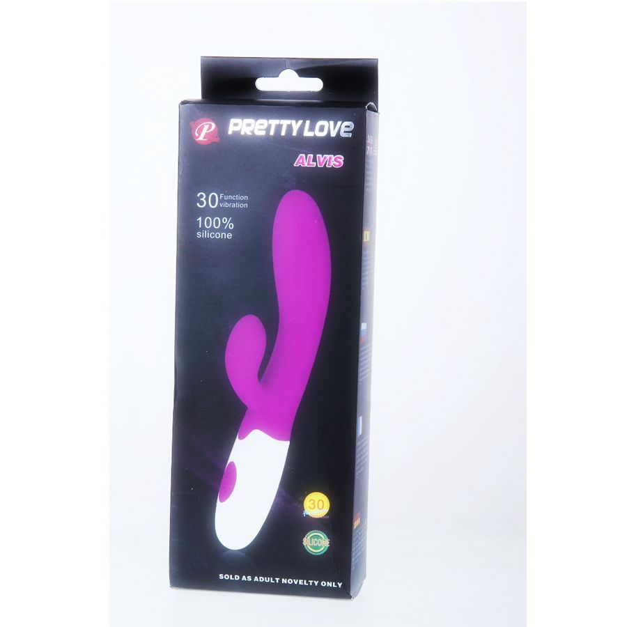 Vibromasseur Alvis avec stimulateur clitoridien — PRETTY LOVE FLIRTATION