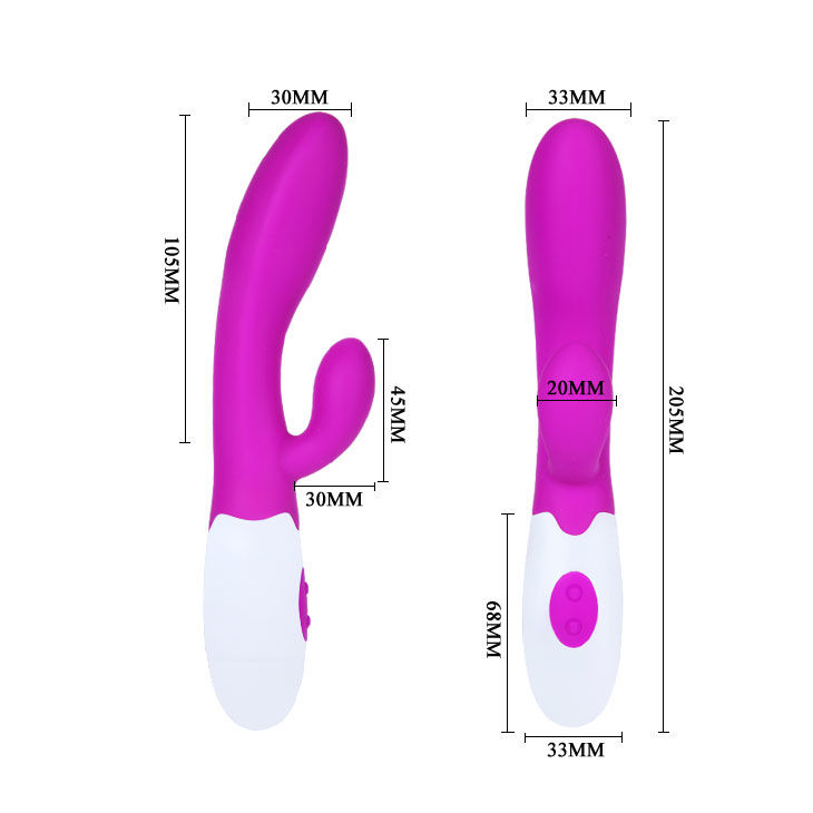 Vibromasseur Alvis avec stimulateur clitoridien — PRETTY LOVE FLIRTATION