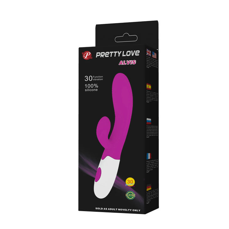 Vibromasseur Alvis avec stimulateur clitoridien — PRETTY LOVE FLIRTATION