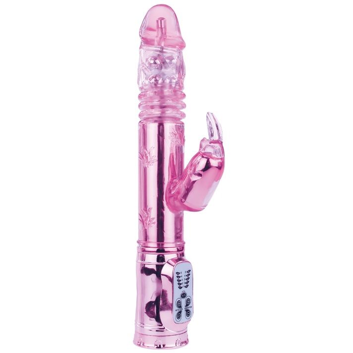 Lapin vibrant rotatif rose — BAILE ROTATIONS