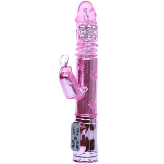 Lapin vibrant rotatif rose — BAILE ROTATIONS