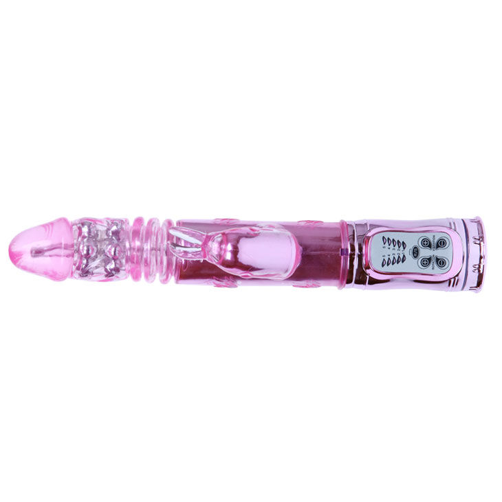 Lapin vibrant rotatif rose — BAILE ROTATIONS
