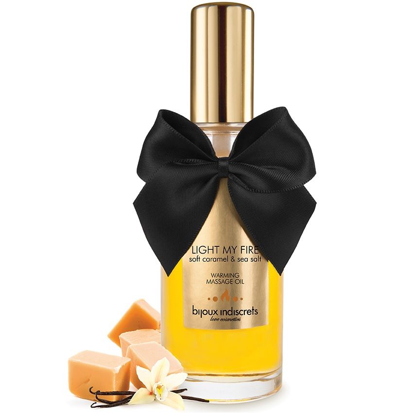 Huile de massage effet chaleur arôme caramel — BIJOUX LOVE COSMETIQUES