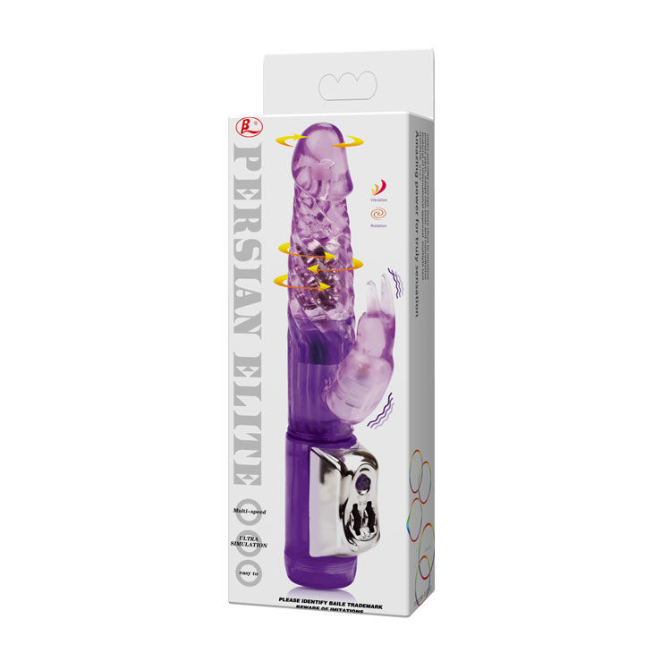 Vibromasseur rabbit à double rotation et stimulation clitoridienne — BAILE ROTATIONS
