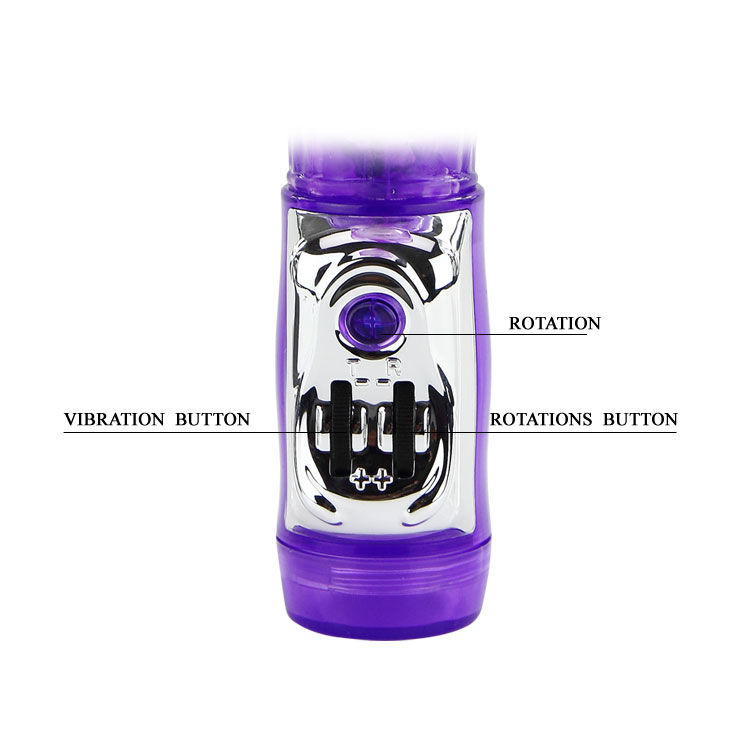 Vibromasseur rabbit à double rotation et stimulation clitoridienne — BAILE ROTATIONS
