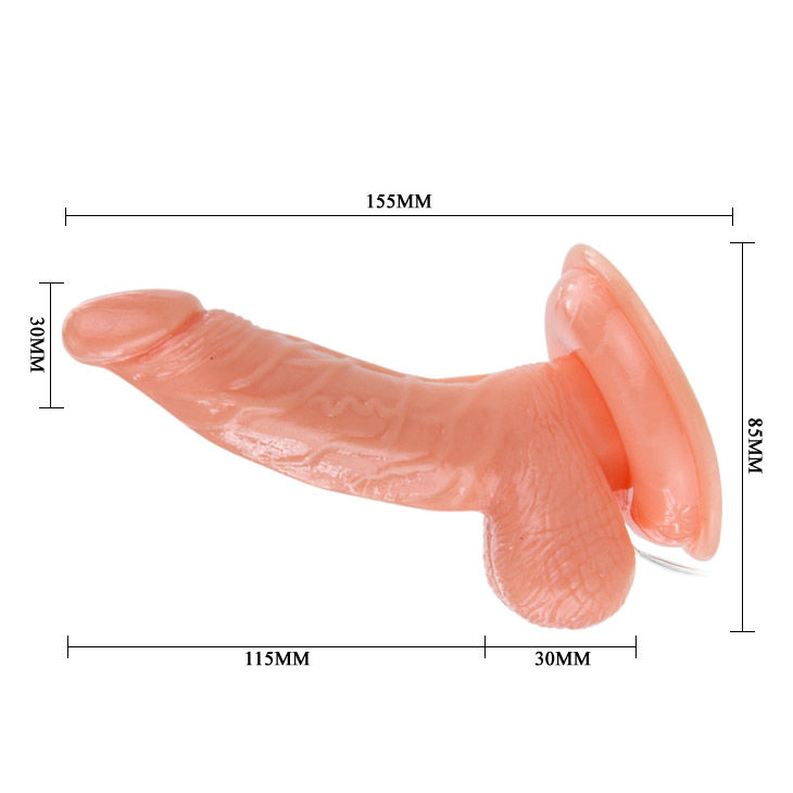 Gode rotatif réaliste à ventouse — BAILE VIBRATORS