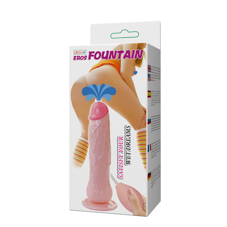 Gode réaliste éjaculateur avec ventouse — BAILE DILDOS