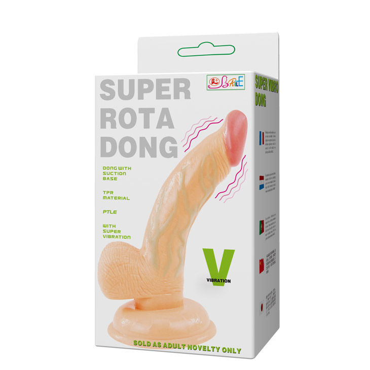 Gode réaliste vibrant incurvé Super Rota — BAILE VIBRATORS