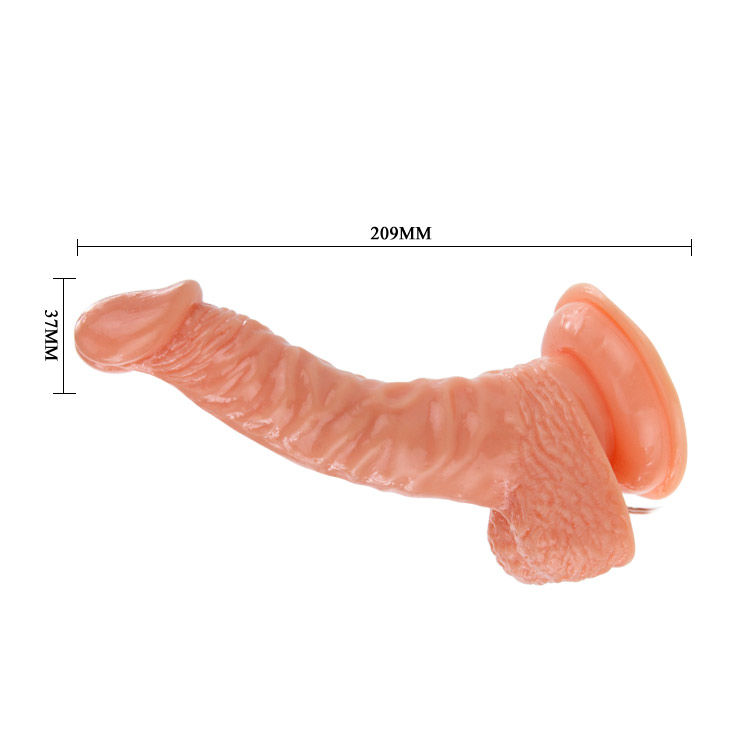 Gode rotatif réaliste avec ventouse — BAILE VIBRATORS
