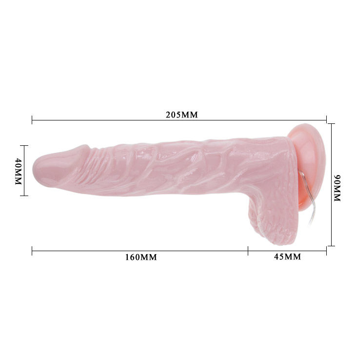 Gode rotatif réaliste à ventouse — BAILE VIBRATORS