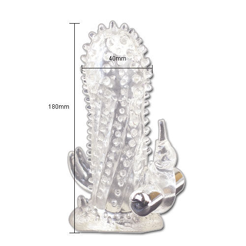 Extension pénienne vibrante et stimulateur clitoridien — BAILE FOR HIM