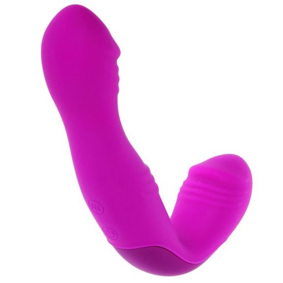 Harnais double plaisir sans bretelles rechargeable — PRETTY LOVE C-TYPE