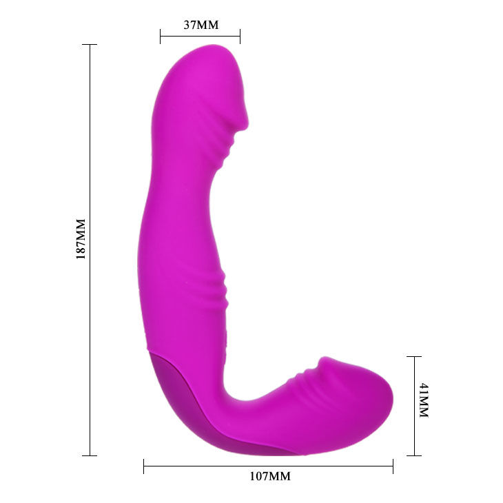Harnais double plaisir sans bretelles rechargeable — PRETTY LOVE C-TYPE
