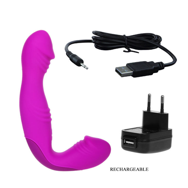 Harnais double plaisir sans bretelles rechargeable — PRETTY LOVE C-TYPE