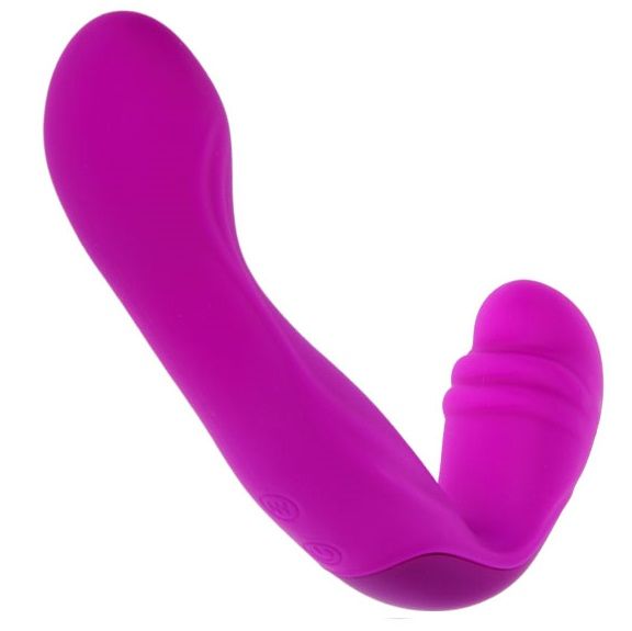 Harnais double plaisir rechargeable lilas — PRETTY LOVE C-TYPE