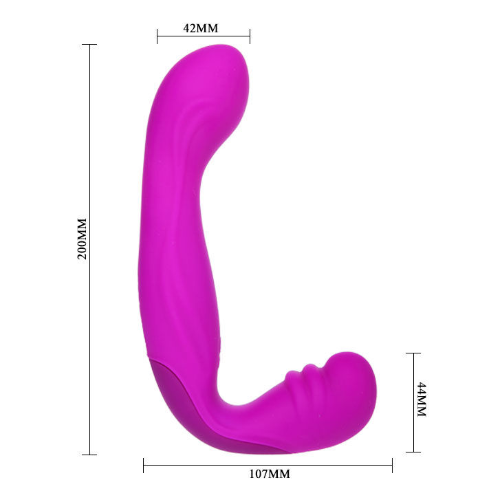 Harnais double plaisir rechargeable lilas — PRETTY LOVE C-TYPE