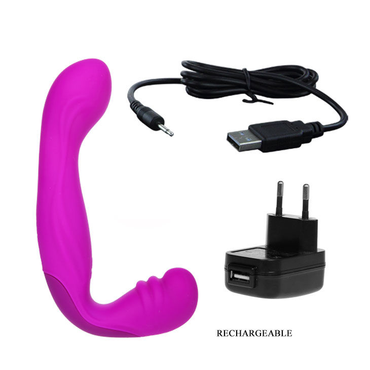 Harnais double plaisir rechargeable lilas — PRETTY LOVE C-TYPE