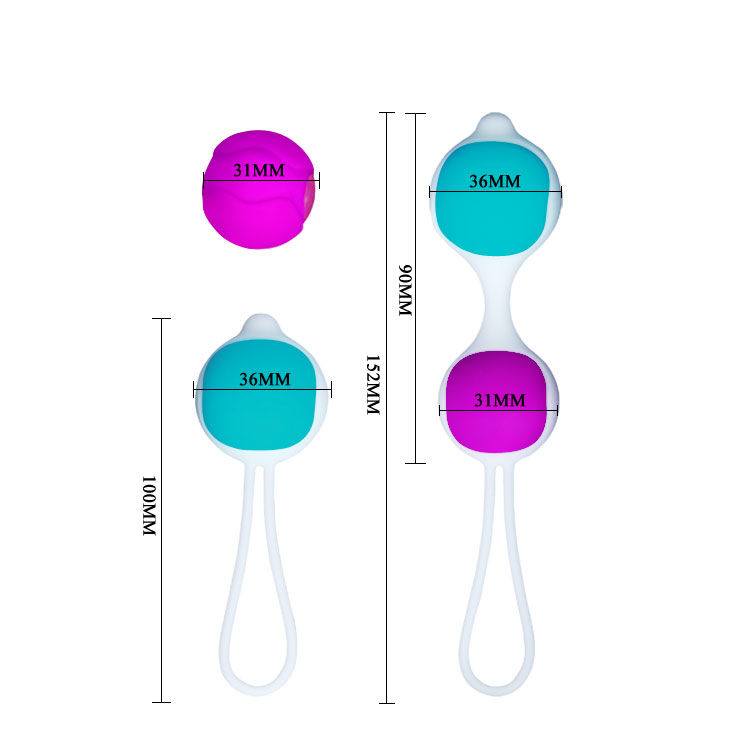 Balles orgasmiques réglables en silicone — PRETTY LOVE FLIRTATION