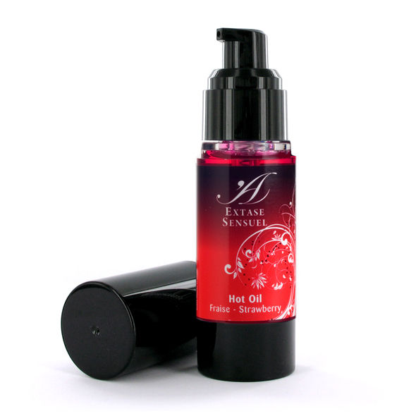 Huile stimulante chaleur fraise 30 ml — EXTASE SENSUAL