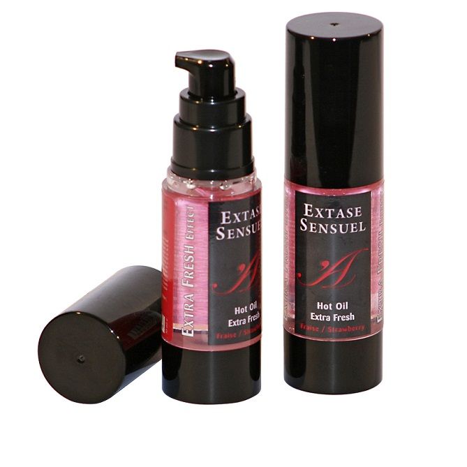 Huile de massage extra fraîche effet fraise — EXTASE SENSUAL