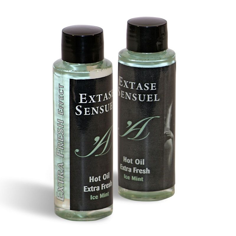 Huile de massage effet glacé extra fraîche — EXTASE SENSUAL
