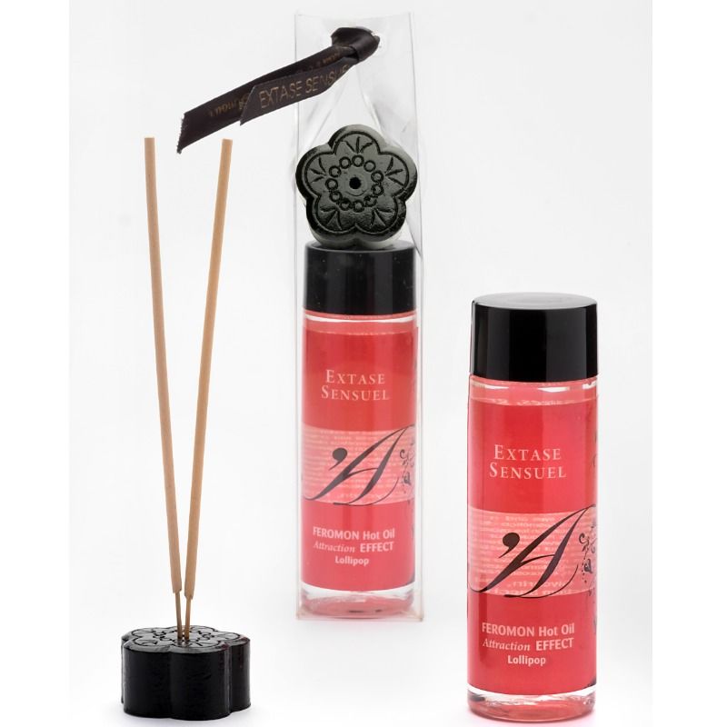Huile de massage effet thermique aux phéromones — EXTASE SENSUAL
