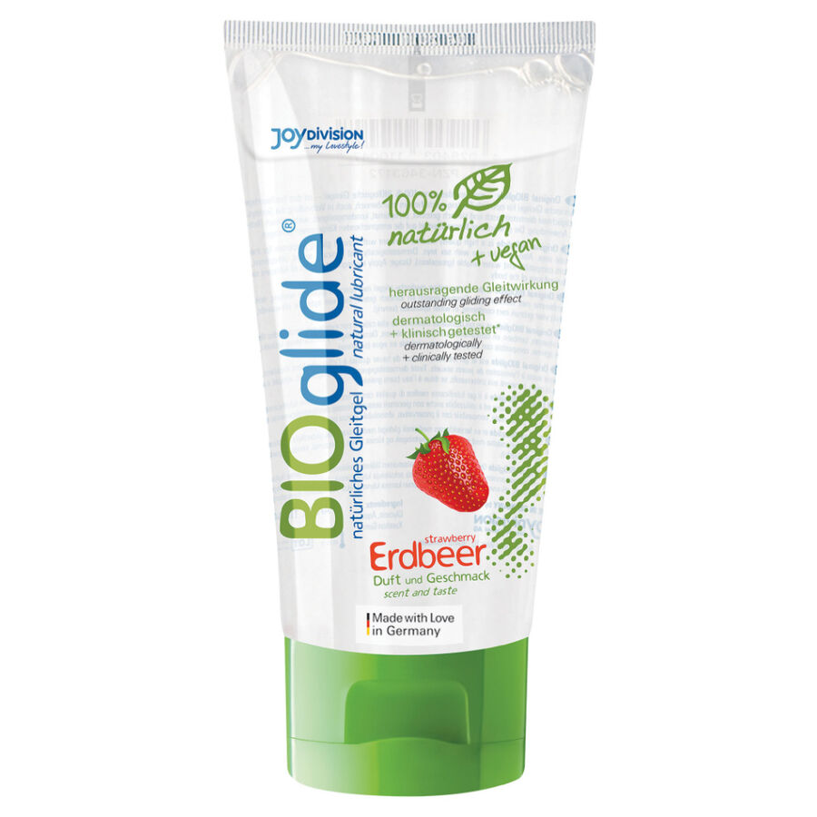 Lubrifiant bio à la fraise, 80 ml — JOYDIVISION BIOGLIDE