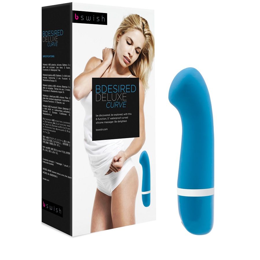 Stimulateur courbe en silicone luxueux — B SWISH