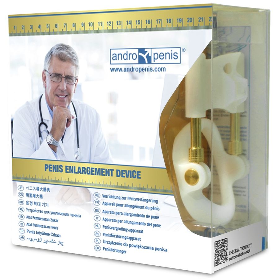 Extenseur pénien de traction en or 24 carats — ANDRO MEDICAL