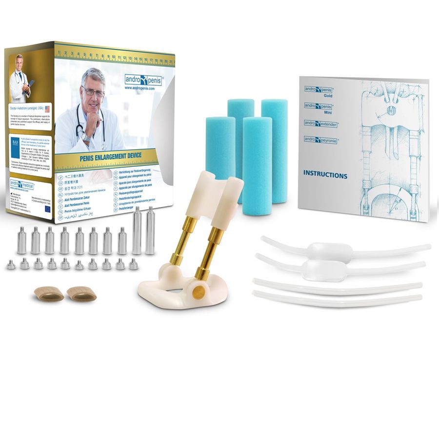Extenseur pénien de traction en or 24 carats — ANDRO MEDICAL