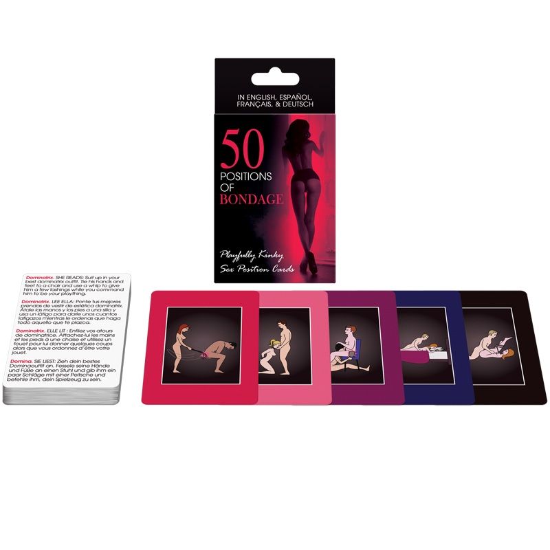 Jeu de cartes érotiques 50 défis bondage — KHEPER GAMES