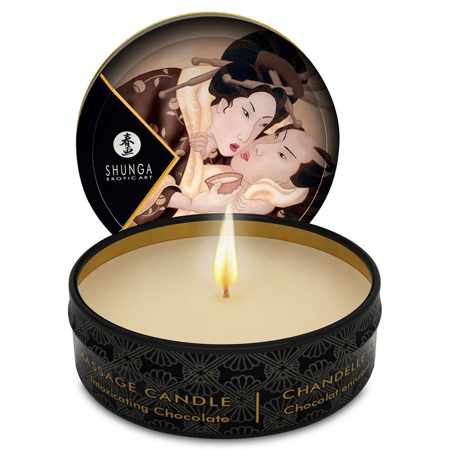 Mini bougie de massage chocolat — SHUNGA CANDLES
