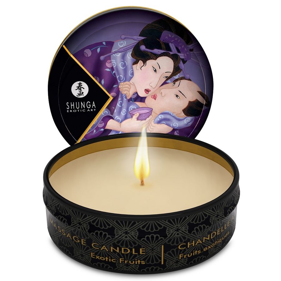 Bougie de massage aux fruits exotiques mini caress by candlelight — SHUNGA CANDLES