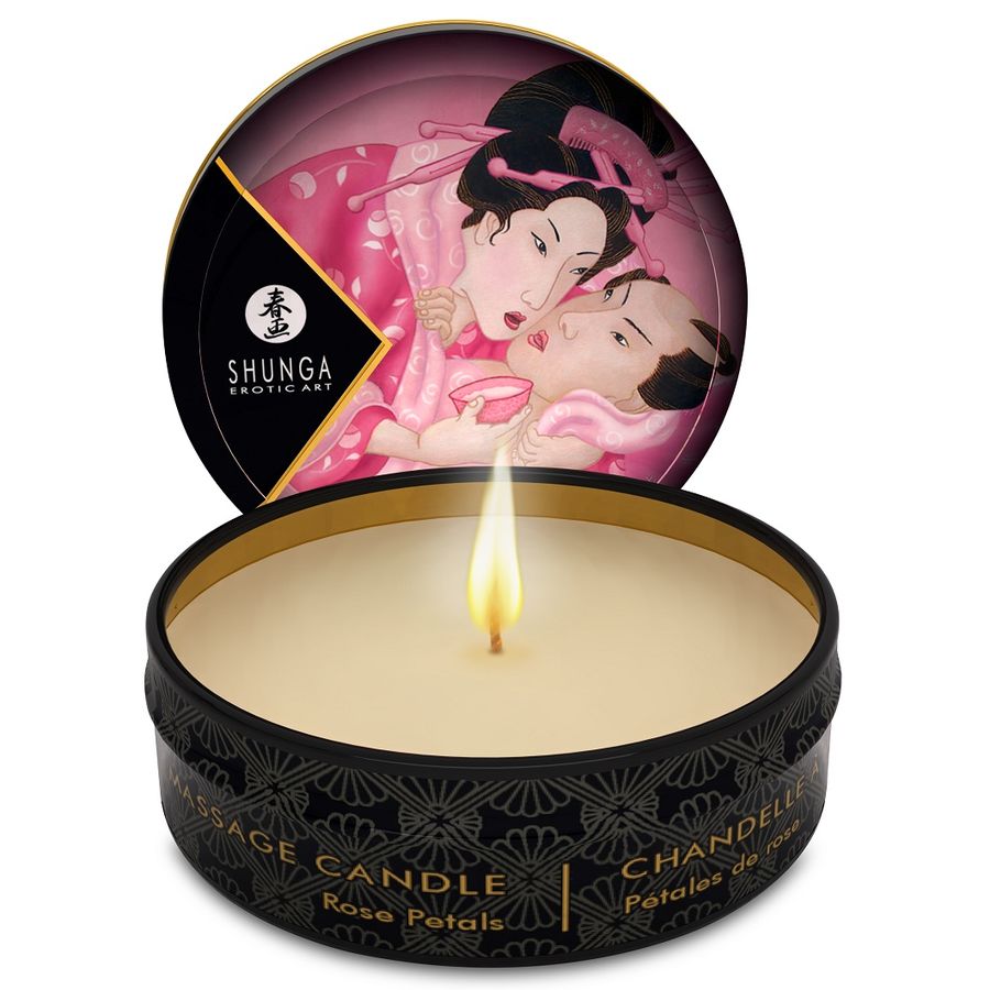 Bougie de massage parfumée à la rose — SHUNGA CANDLES
