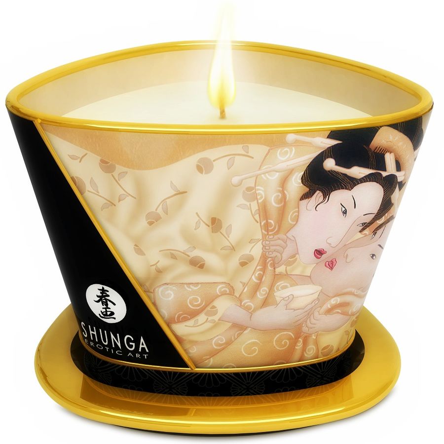 Bougie de massage mini vanille — SHUNGA CANDLES