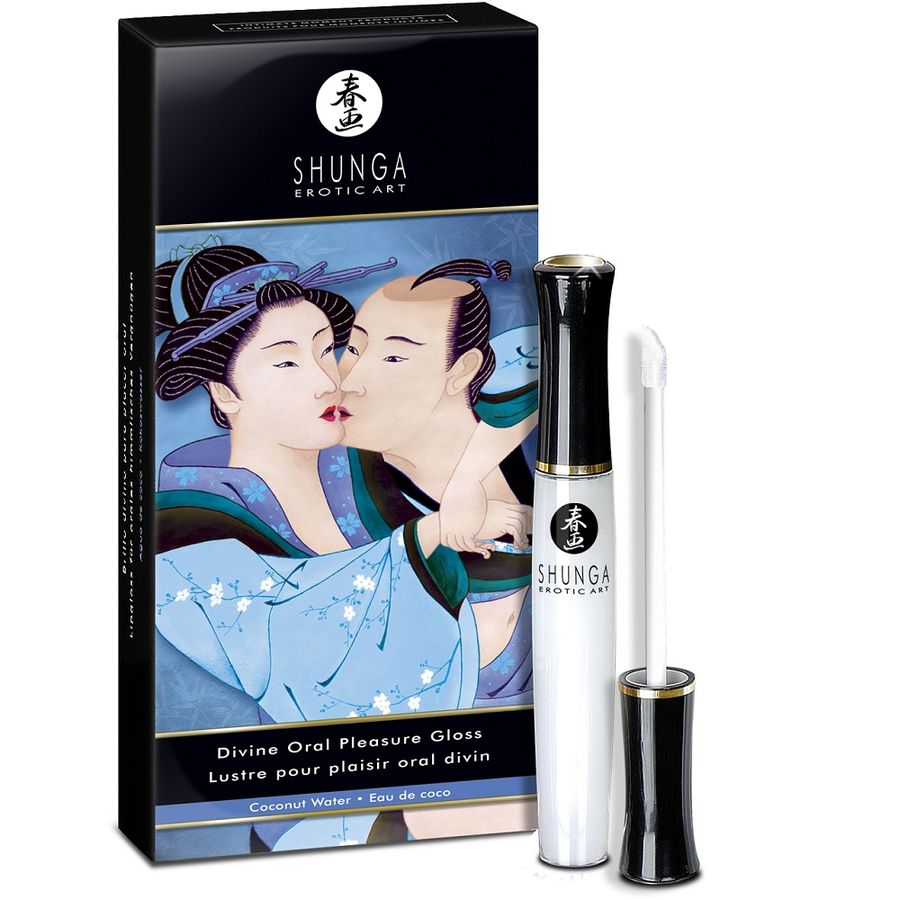 Brillant à lèvres chaud-froid eau de coco — Shunga Aphrodisiacs