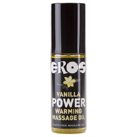 Huile de massage chauffante comestible à la vanille — EROS POWER LINE