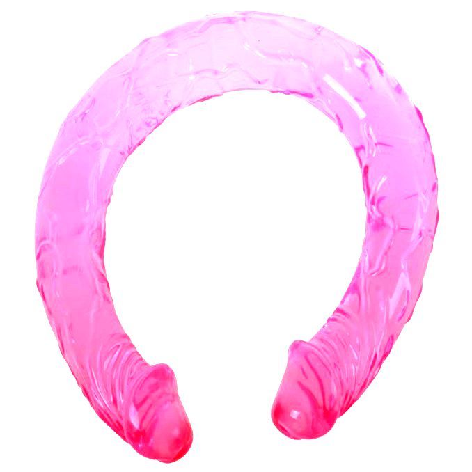 Double pénis souple en gelée 44,5 cm — BAILE ANAL