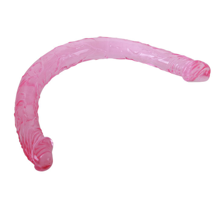 Double dong souple bleu à double pénétration — BAILE ANAL