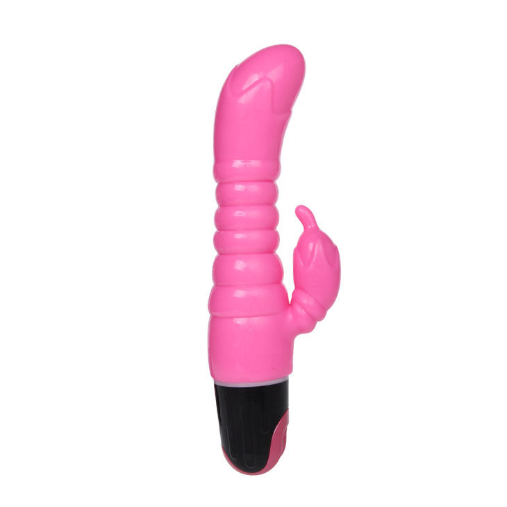 Vibrateur rose double stimulation 22,5 cm — BAILE VIBRATORS