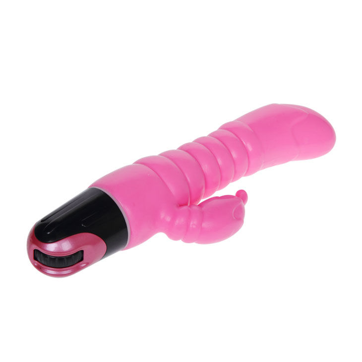 Vibrateur rose double stimulation 22,5 cm — BAILE VIBRATORS