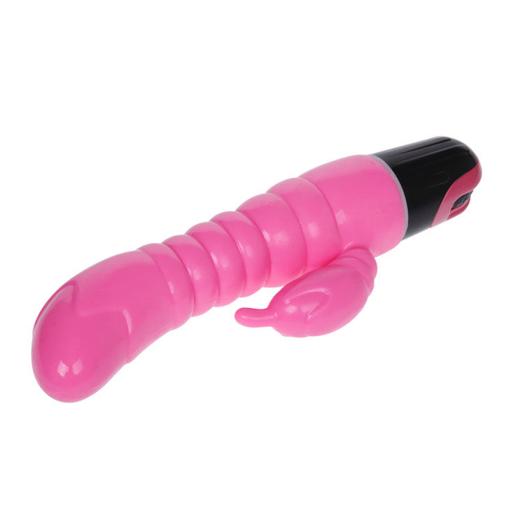 Vibrateur rose double stimulation 22,5 cm — BAILE VIBRATORS