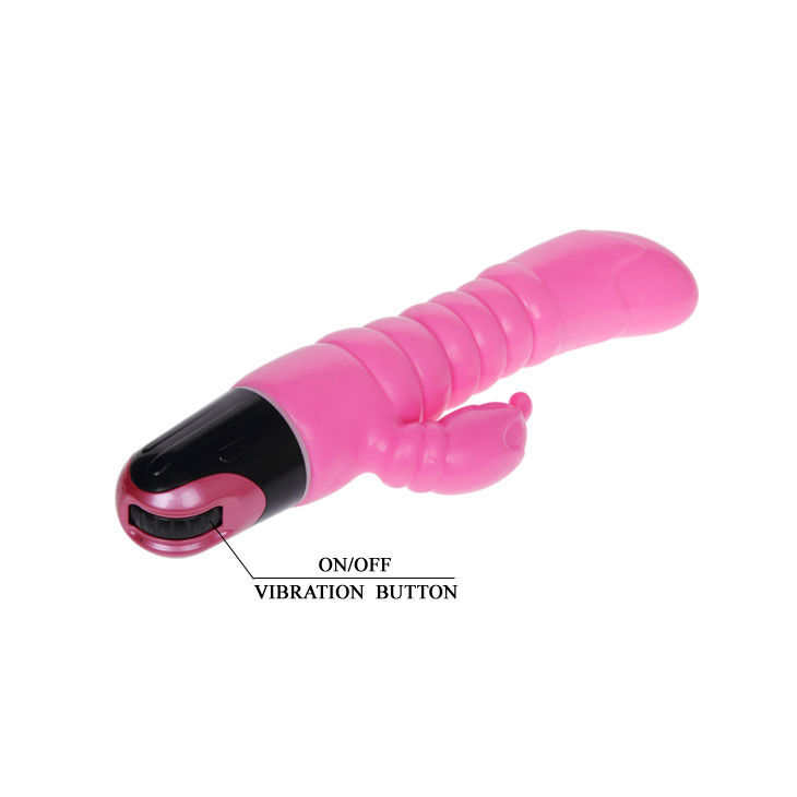 Vibrateur rose double stimulation 22,5 cm — BAILE VIBRATORS