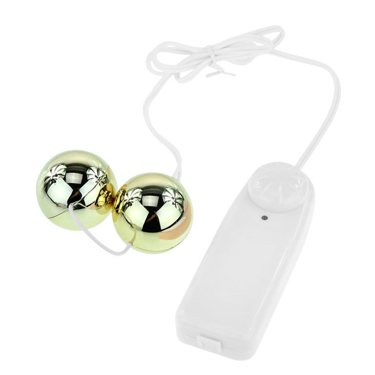 Vibrateur boules chinoises doré — BAILE STIMULATING