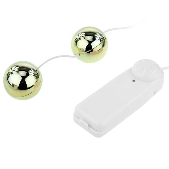 Vibrateur boules chinoises doré — BAILE STIMULATING