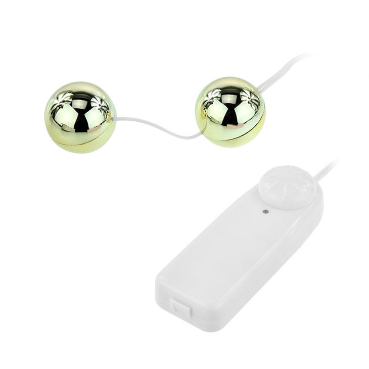 Vibrateur boules chinoises doré — BAILE STIMULATING