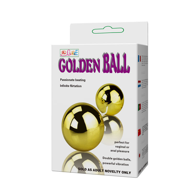 Vibrateur boules chinoises doré — BAILE STIMULATING