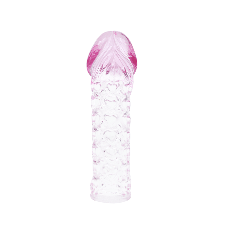 Extension de pénis texturée et anneau pénien — BAILE FOR HIM